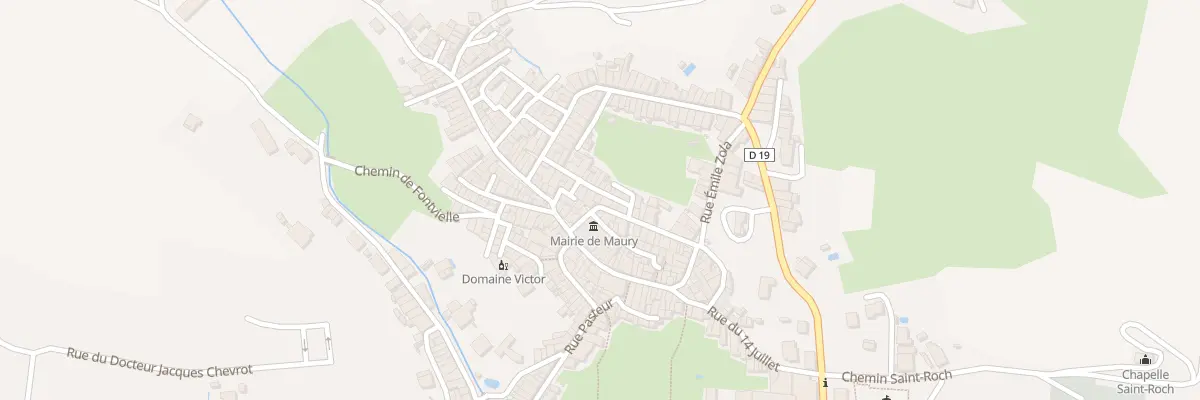 Plan du 58 Rue Doc Roux à Maury