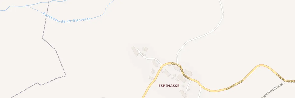 Plan du 5182 Espinasse à Bagnols