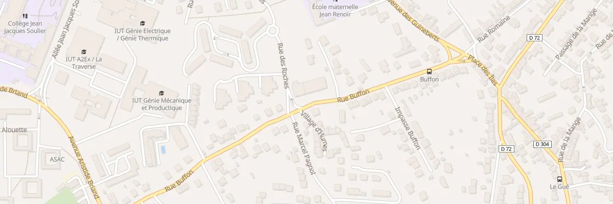 Plan du 34 Rue Buffon à Montluçon