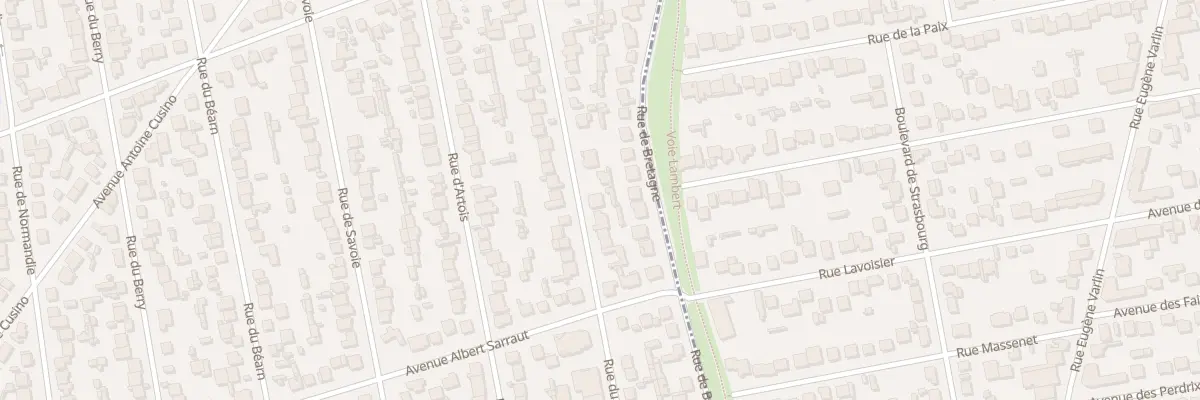 Plan du 55 Rue du Limousin à Tremblay-en-France