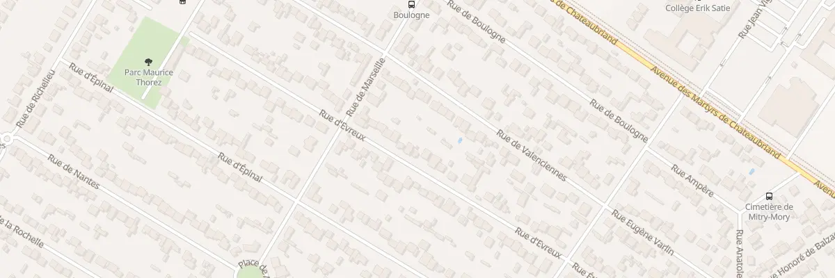 Plan du 38 Rue d’Evreux à Mitry-Mory