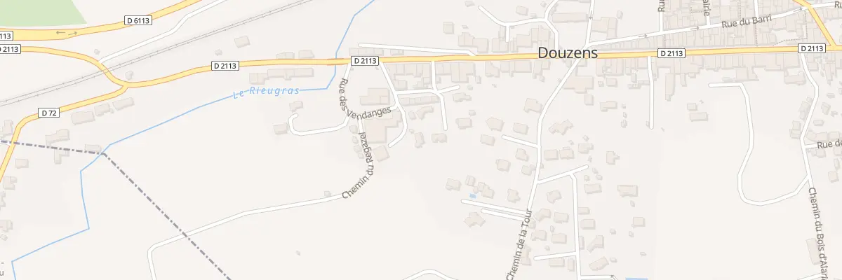 Plan du 4 Cite de la Pinede à Douzens