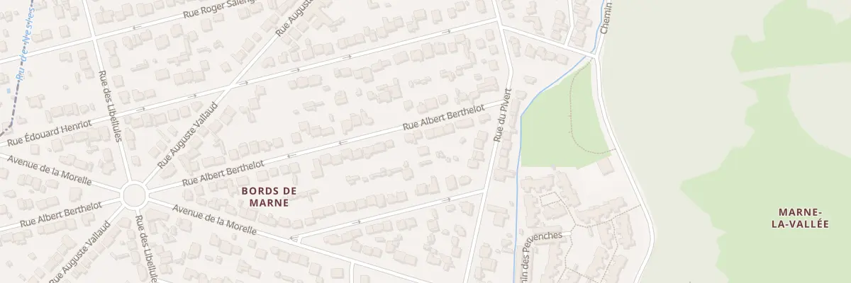 Plan du 11 Rue Albert Berthelot à Champs-sur-Marne