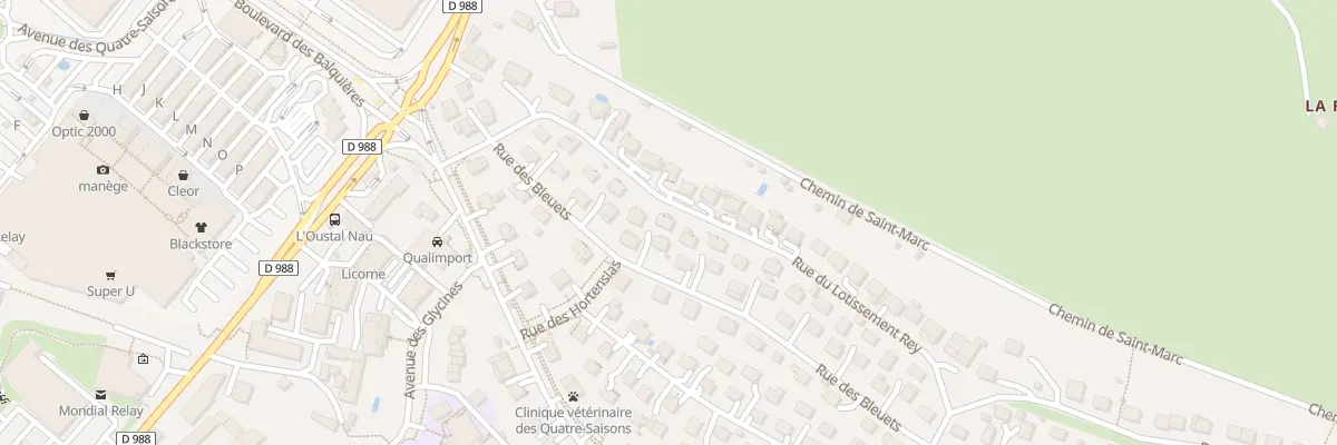 Plan du 29 Rue des Bleuets à Onet-le-Château