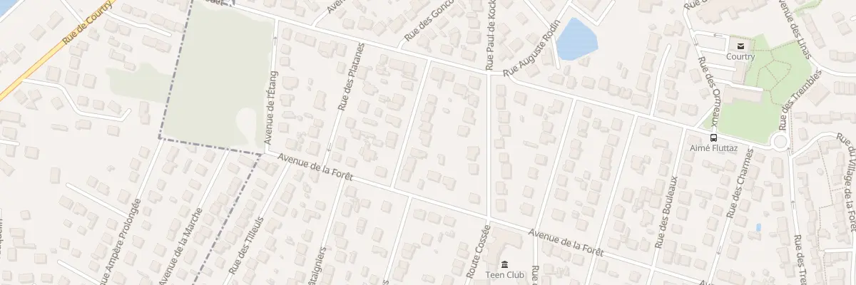Plan du 8 Rue des Noyers à Courtry
