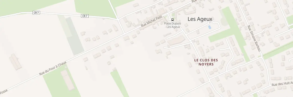 Plan du 9 Rue Michel Petit aux Ageux