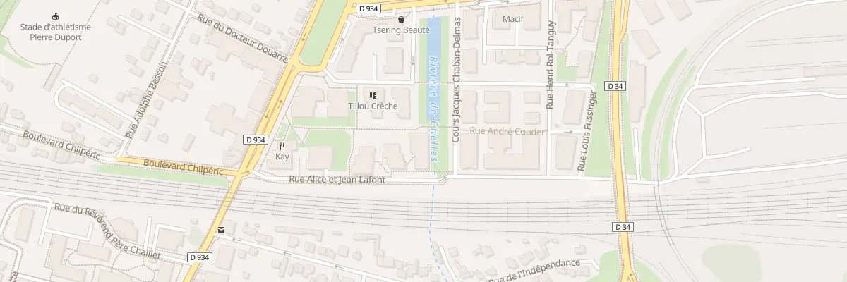 Plan du 11 Rue Alice et Jean Lafont à Chelles