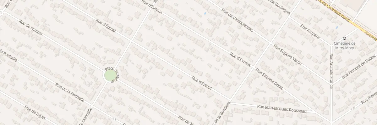 Plan du 28 Rue d’Epinal à Mitry-Mory