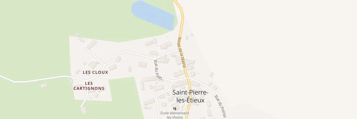 Plan du 927 Rte de la Mairie à Saint-Pierre-les-Étieux