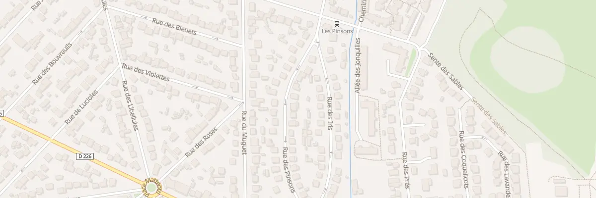 Plan du 26 Rue des Pinsons à Champs-sur-Marne