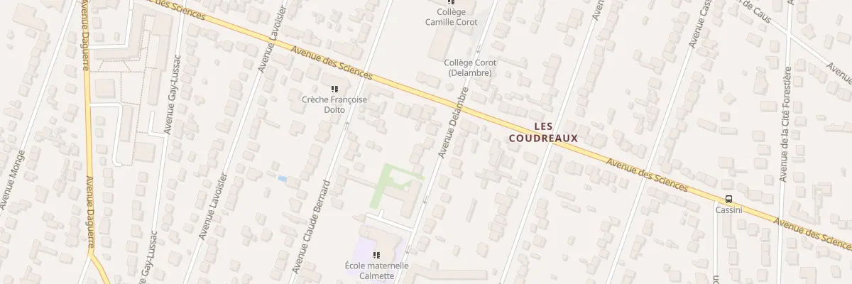 Plan du 45 Av Delambre à Chelles