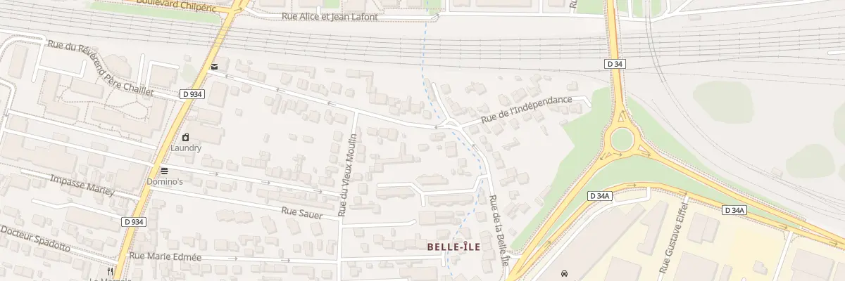 Plan du 30 Rue de la Belle Ile à Chelles