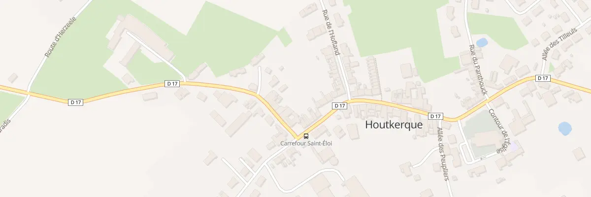 Plan du 4 Rte d’Herzeele à Houtkerque