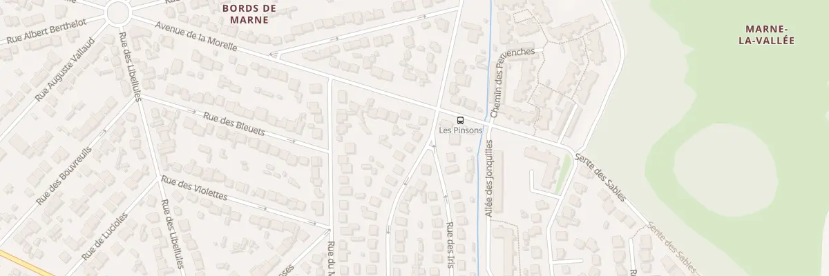 Plan du 43 Rue des Pinsons à Champs-sur-Marne