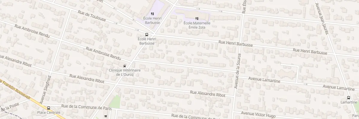 Plan du 18 Rue Ambroise Rendu à Mitry-Mory