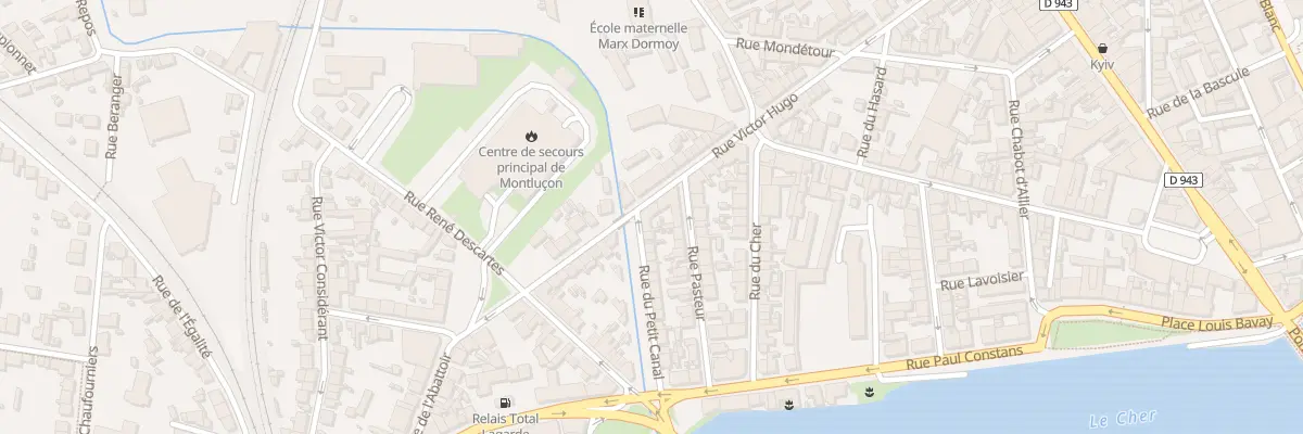 Plan du 57 Rue Victor Hugo à Montluçon