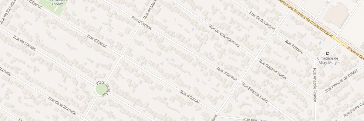Plan du 29 Rue d’Evreux à Mitry-Mory