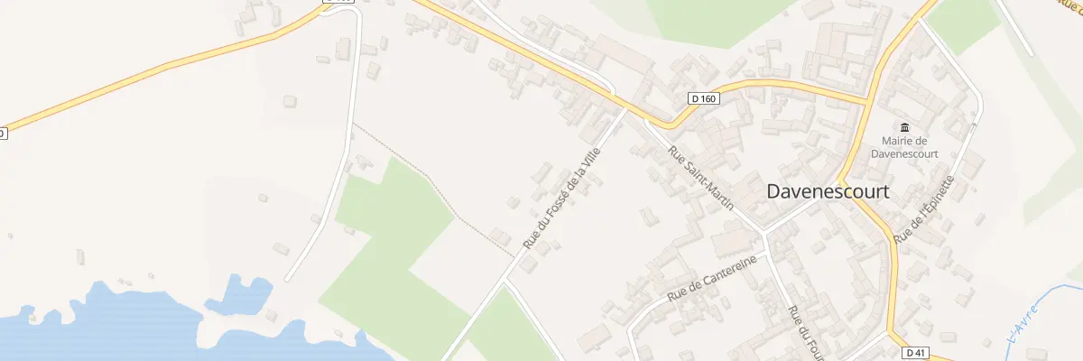 Plan du 10 Rue des Fosses de la Ville à Davenescourt