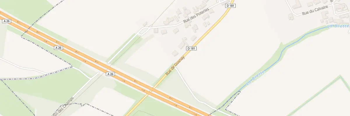 Plan du 41 Rue de Gosnay à Fouquereuil