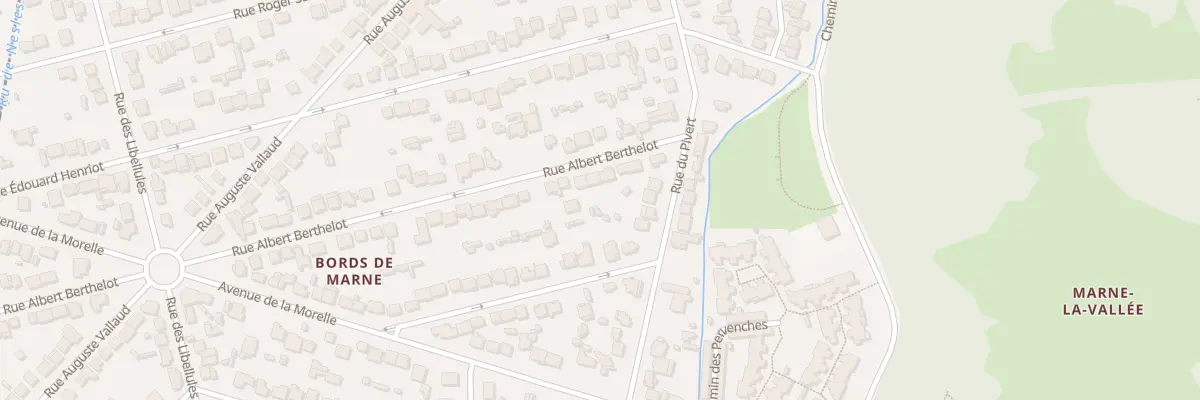 Plan du 7 Rue Albert Berthelot à Champs-sur-Marne