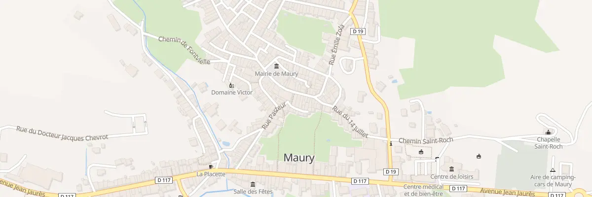 Plan du 6 Rue Doc Roux à Maury
