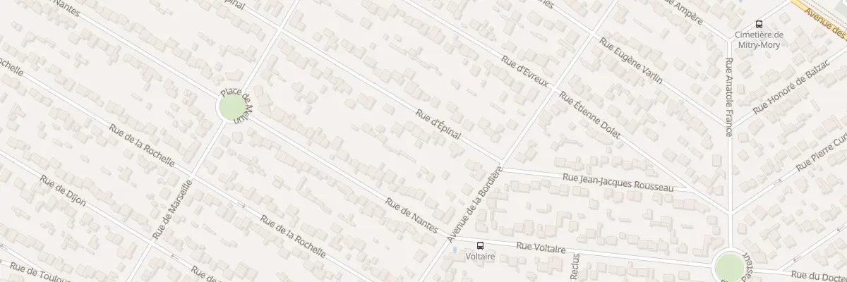 Plan du 15 Rue d’Epinal à Mitry-Mory
