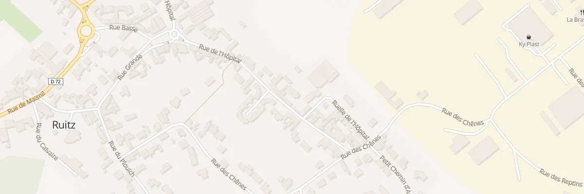 Plan du 25 Rue de l’Hôpital à Ruitz
