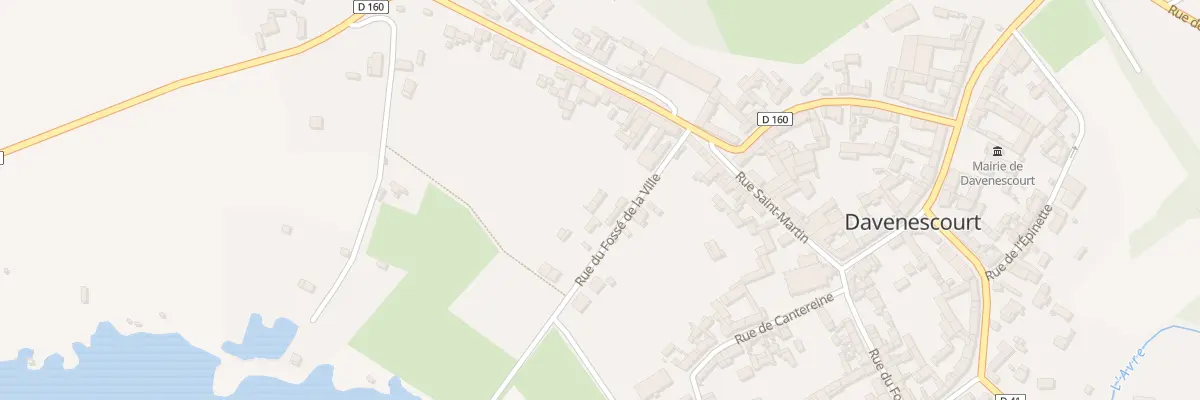 Plan du 8 Rue des Fosses de la Ville à Davenescourt