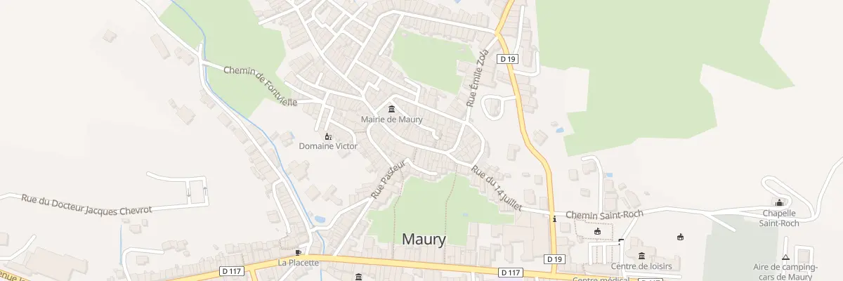 Plan du 15 Rue Doc Roux à Maury