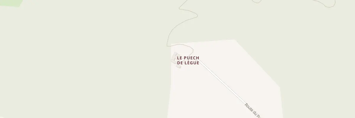 Plan du 5062 Le Puech de Legue à Brasc