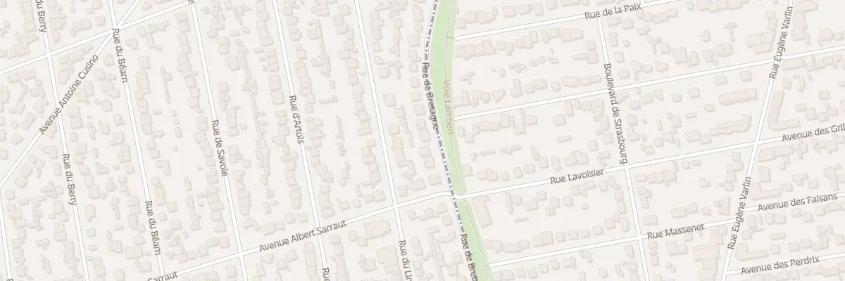 Plan du 60 Rue de Bretagne à Tremblay-en-France