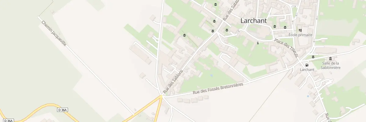 Plan du 34 Rue des Sablons à Larchant
