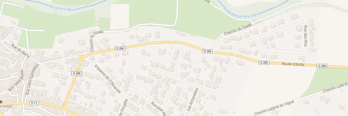 Plan du 5893 Les Lions à Gaja-et-Villedieu