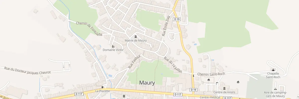Plan du 19 Rue Doc Roux à Maury