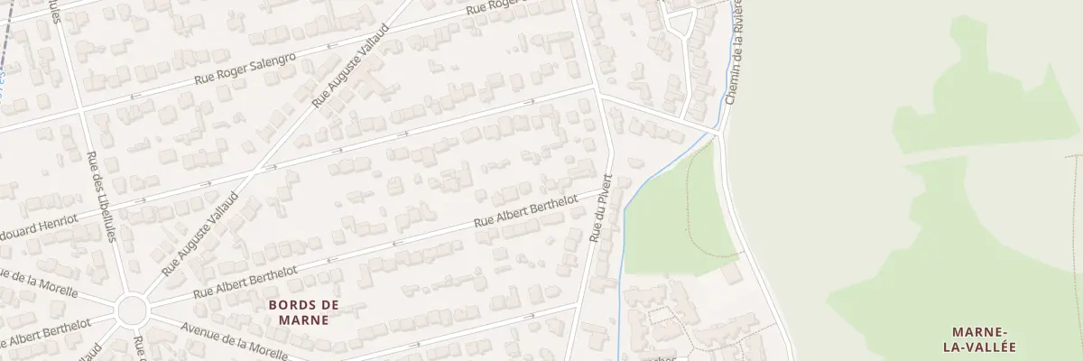 Plan du 8 Rue Albert Berthelot à Champs-sur-Marne