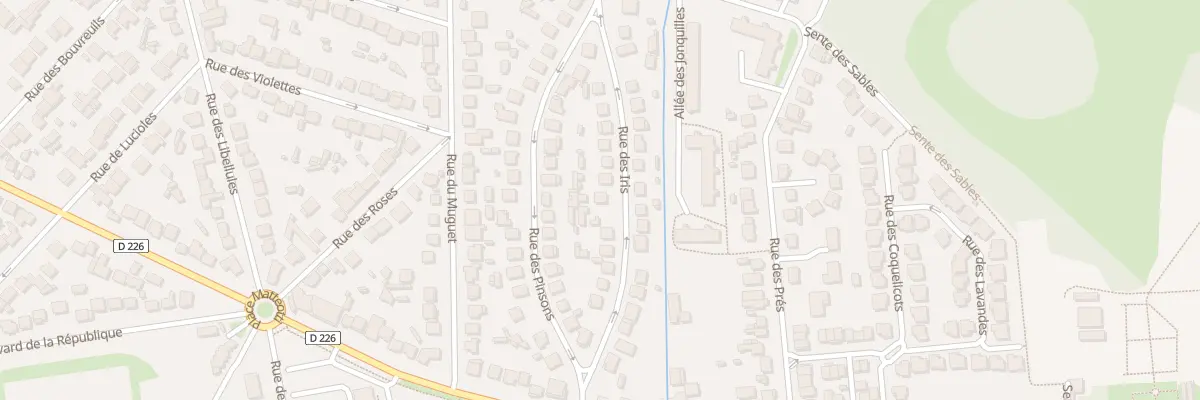 Plan du 17 Rue des Iris à Champs-sur-Marne
