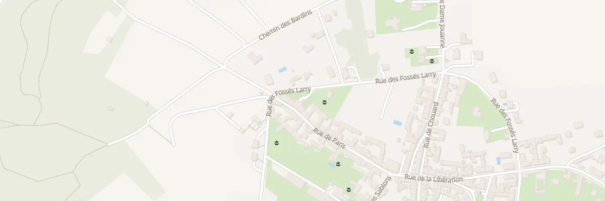 Plan du 30 Rue de Paris à Larchant