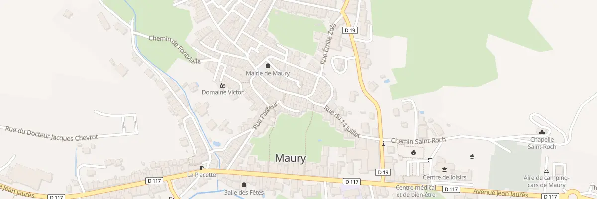 Plan du 14 Rue Doc Roux à Maury