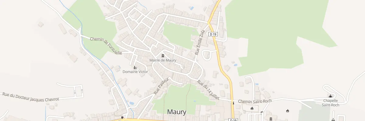 Plan du 49 Rue Doc Roux à Maury