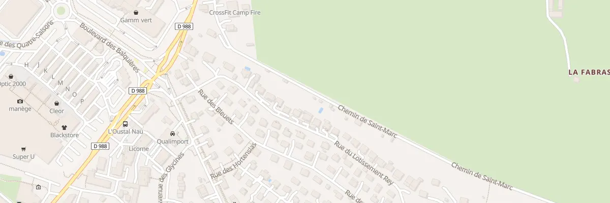 Plan du 8 Rue du Lot Rey à Onet-le-Château