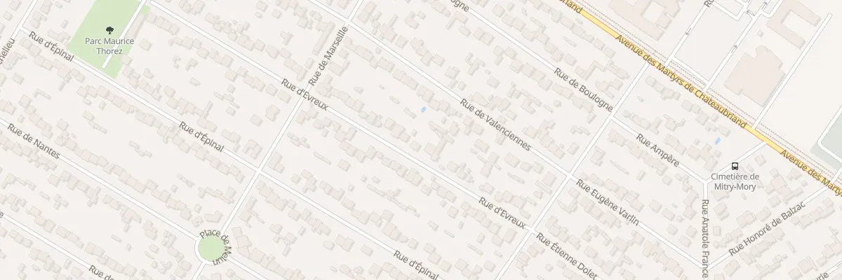 Plan du 26 Rue d’Evreux à Mitry-Mory