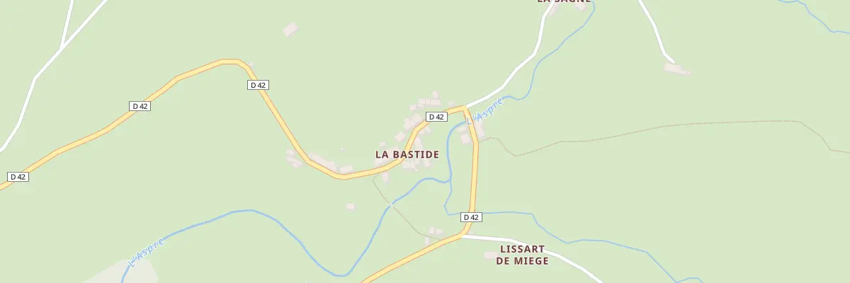Plan du 5054 Labastide au Fau