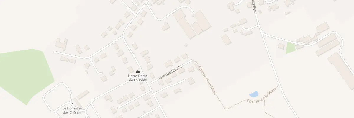 Plan du 3 Rue des Sports à Houtkerque