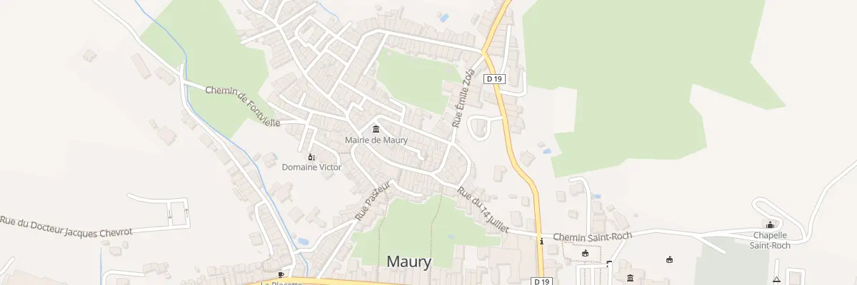 Plan du 47 Rue Doc Roux à Maury
