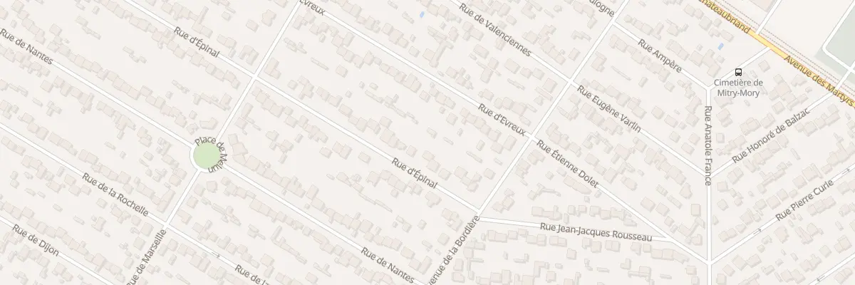 Plan du 18 Rue d’Epinal à Mitry-Mory