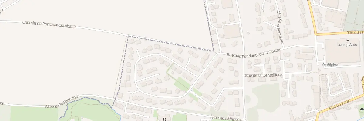 Plan du 16 Rue Marcel Paul à Pontault-Combault