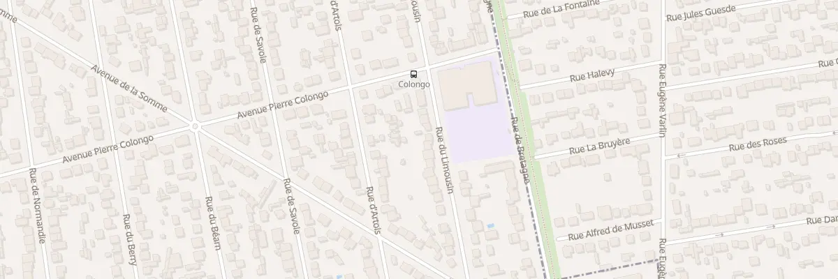 Plan du 158 Rue du Limousin à Tremblay-en-France