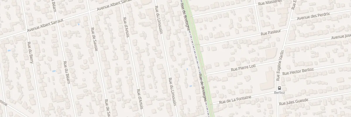 Plan du 93 Rue du Limousin à Tremblay-en-France