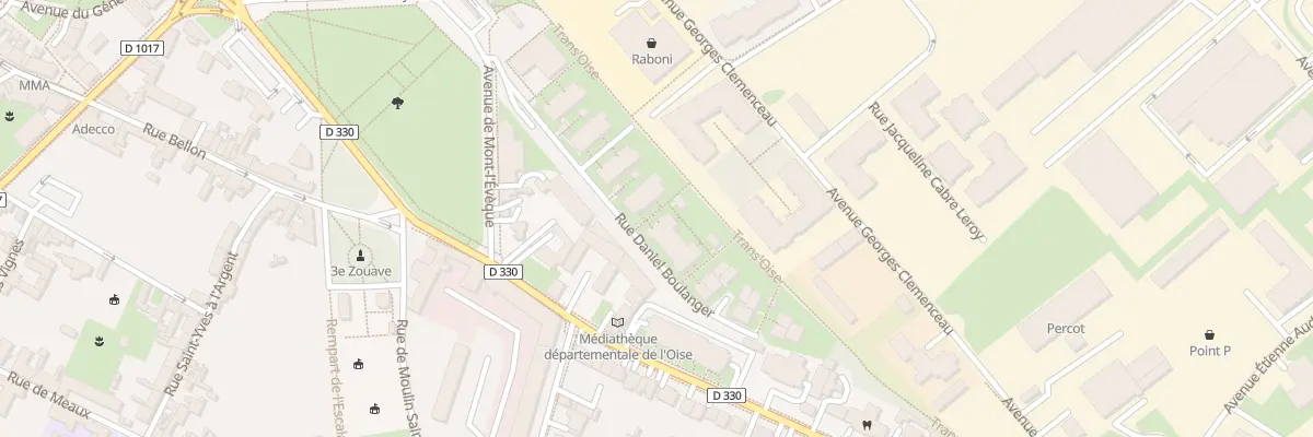 Plan du 1C Rue Daniel Boulanger à Senlis