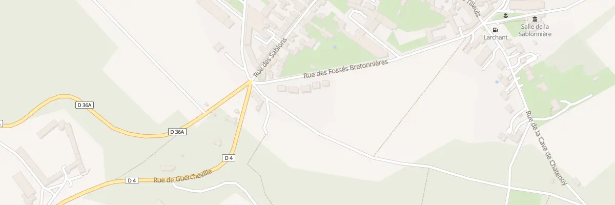 Plan du 23 Rue des Fosses Bretonnieres à Larchant
